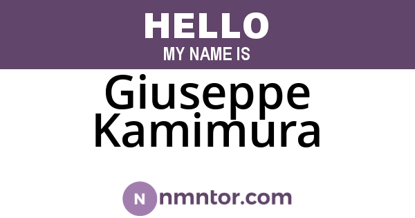 Giuseppe Kamimura