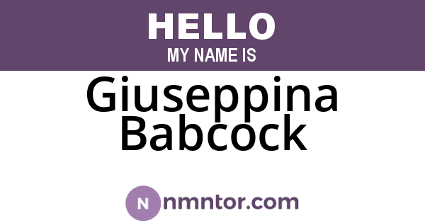 Giuseppina Babcock