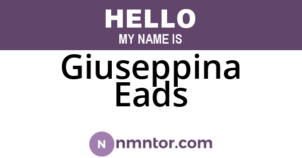 Giuseppina Eads