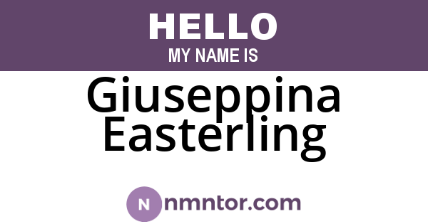 Giuseppina Easterling