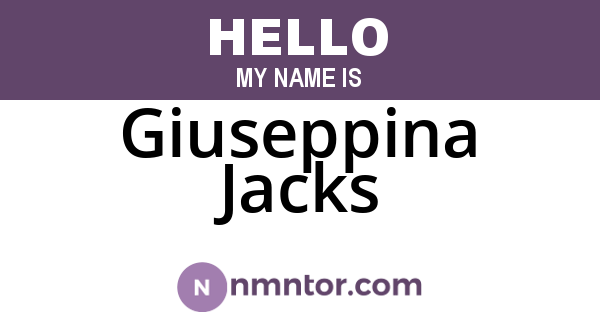 Giuseppina Jacks