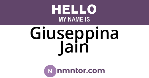 Giuseppina Jain