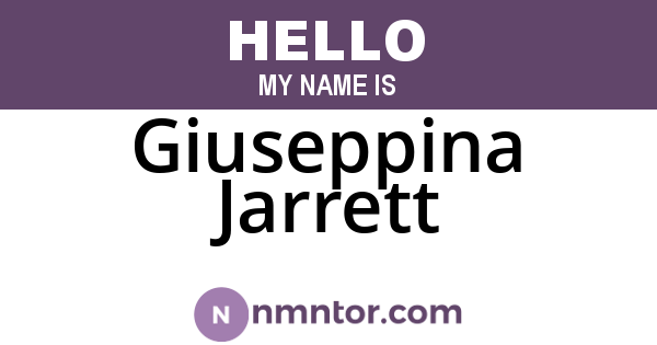Giuseppina Jarrett