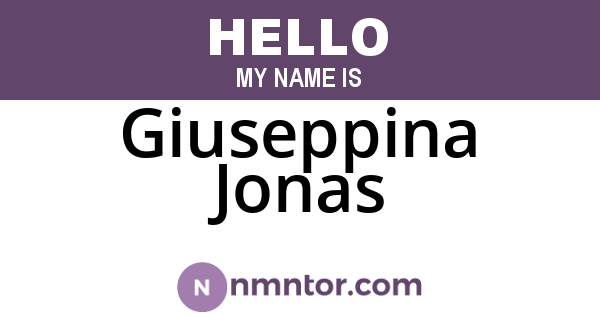 Giuseppina Jonas