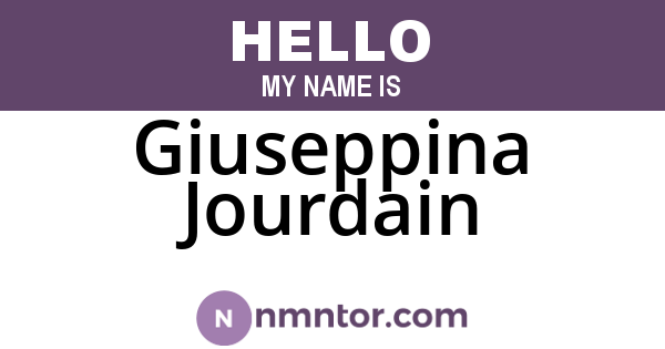Giuseppina Jourdain