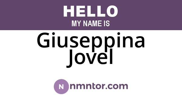 Giuseppina Jovel
