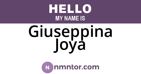 Giuseppina Joya