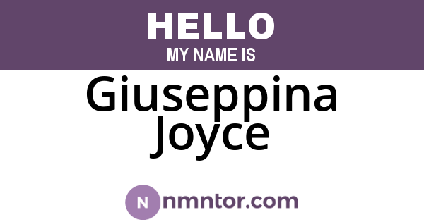 Giuseppina Joyce