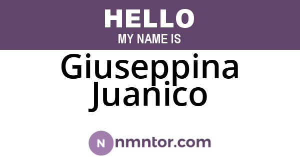 Giuseppina Juanico