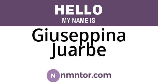 Giuseppina Juarbe