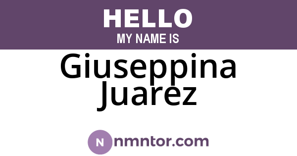 Giuseppina Juarez