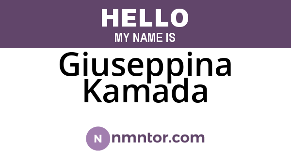 Giuseppina Kamada