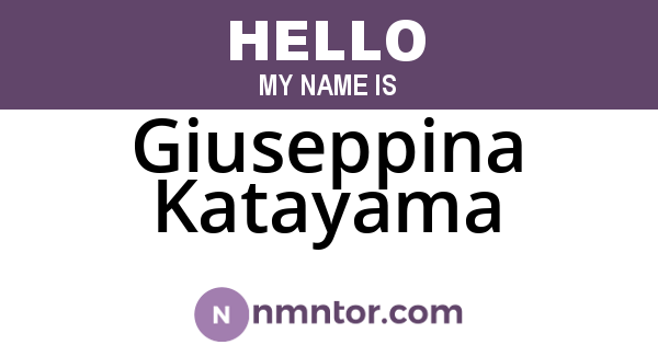 Giuseppina Katayama
