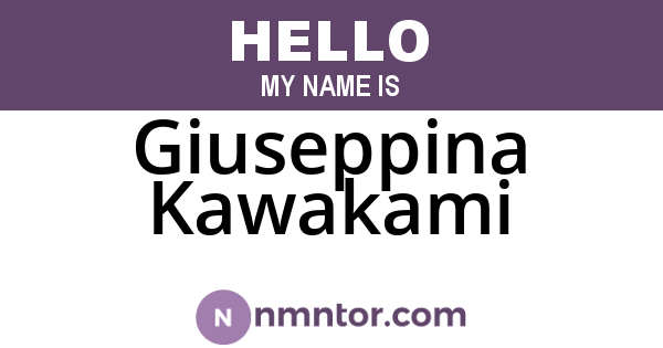 Giuseppina Kawakami