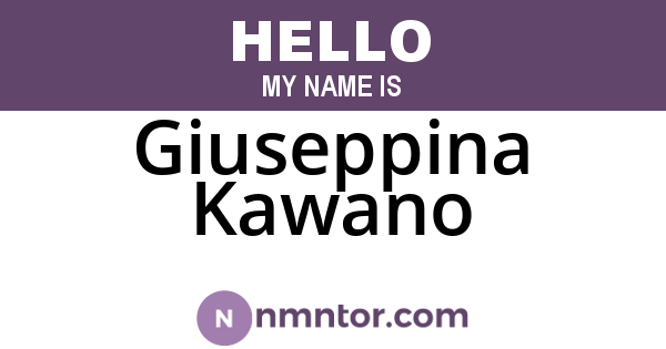 Giuseppina Kawano