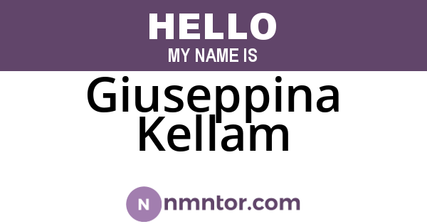 Giuseppina Kellam
