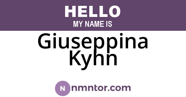 Giuseppina Kyhn