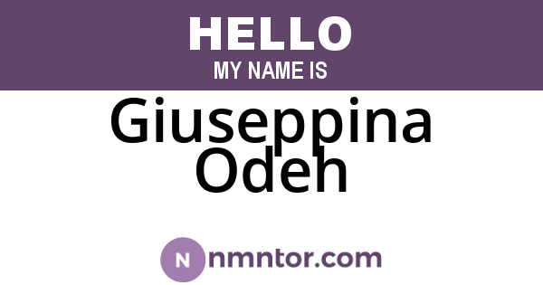 Giuseppina Odeh