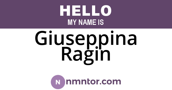 Giuseppina Ragin