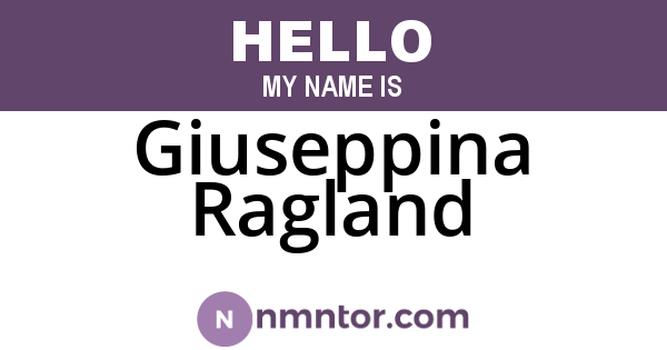 Giuseppina Ragland