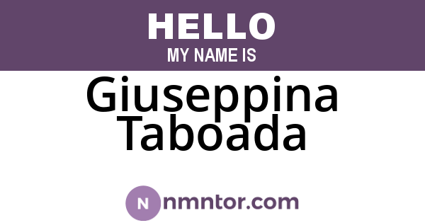 Giuseppina Taboada