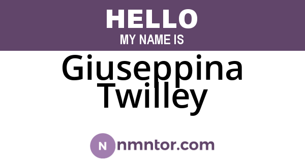 Giuseppina Twilley