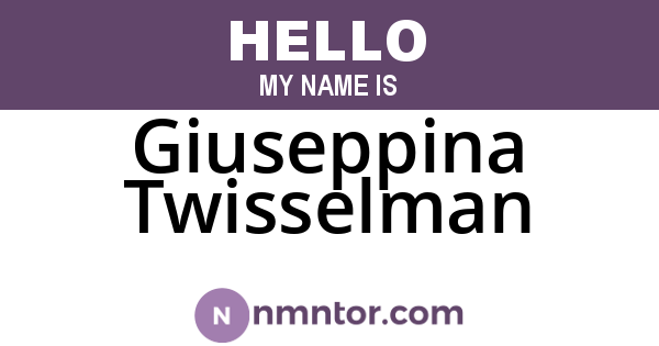 Giuseppina Twisselman