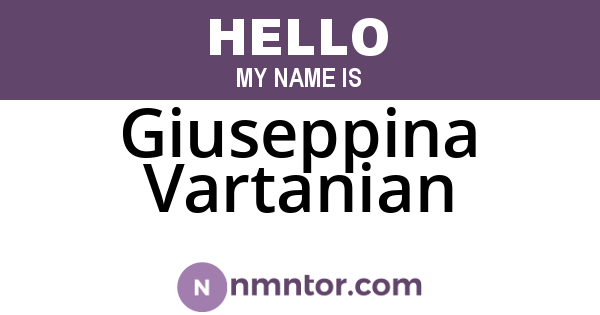 Giuseppina Vartanian