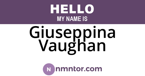 Giuseppina Vaughan
