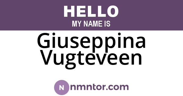 Giuseppina Vugteveen