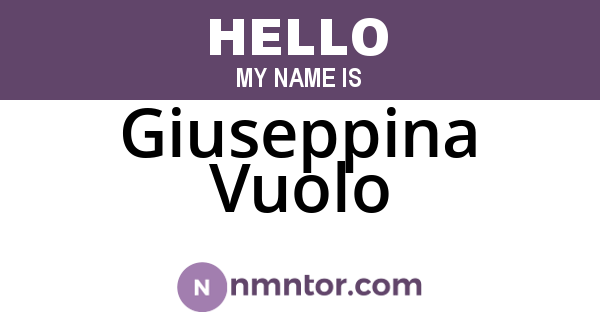 Giuseppina Vuolo