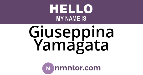 Giuseppina Yamagata