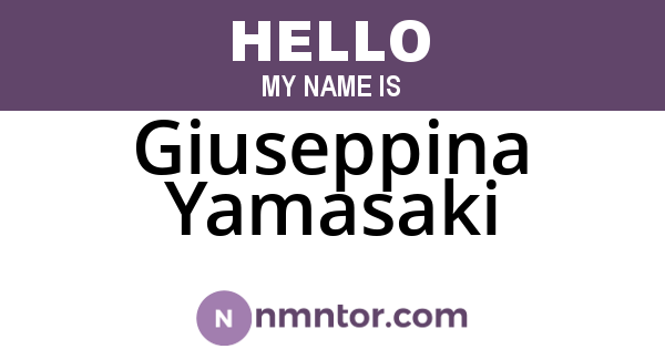 Giuseppina Yamasaki