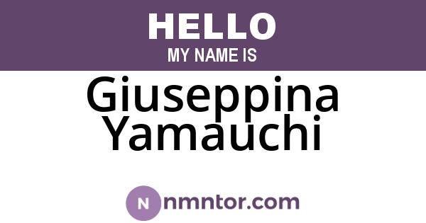 Giuseppina Yamauchi
