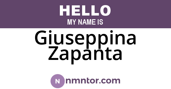 Giuseppina Zapanta