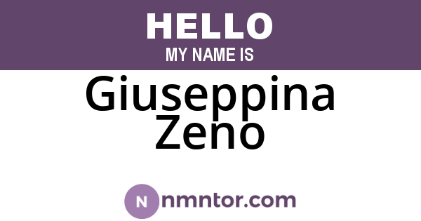 Giuseppina Zeno