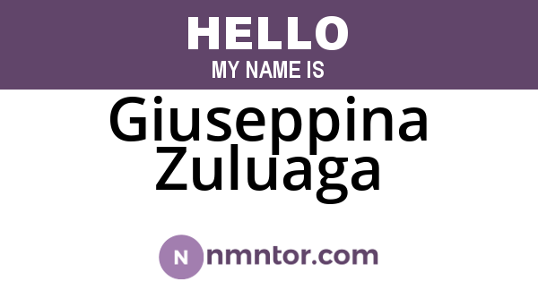 Giuseppina Zuluaga