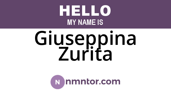 Giuseppina Zurita