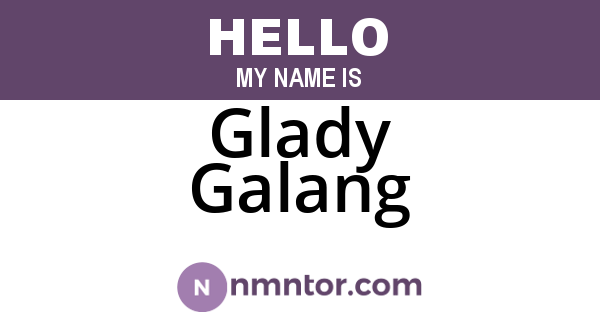 Glady Galang