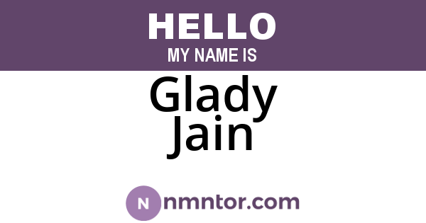 Glady Jain