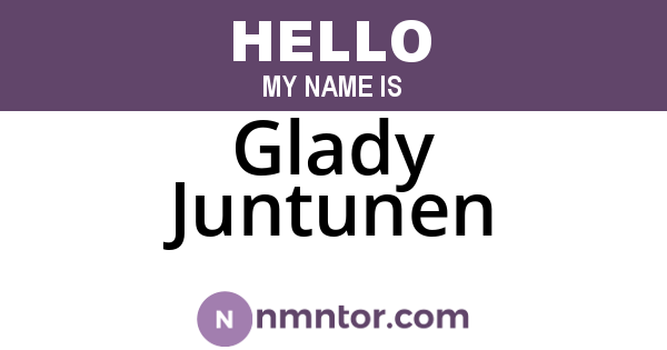 Glady Juntunen