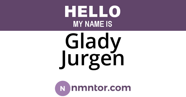 Glady Jurgen