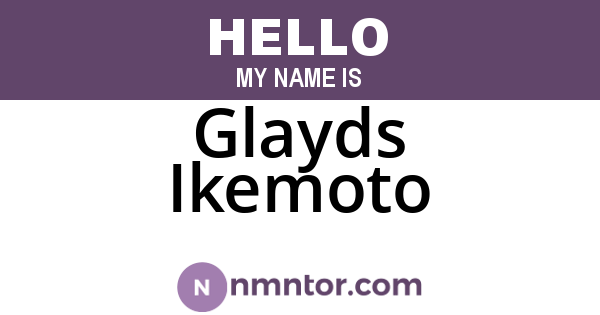Glayds Ikemoto