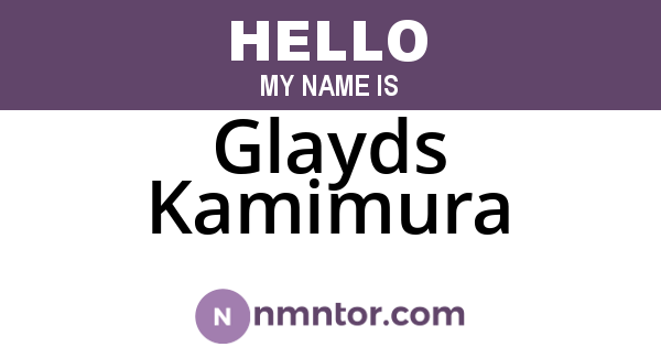 Glayds Kamimura