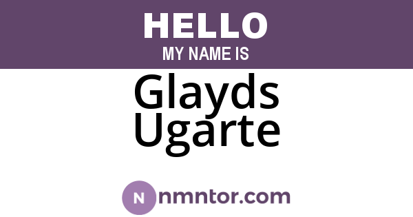 Glayds Ugarte