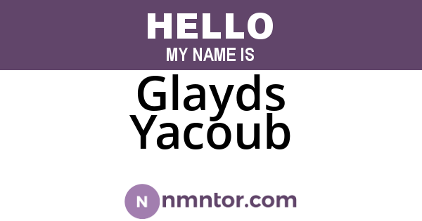 Glayds Yacoub