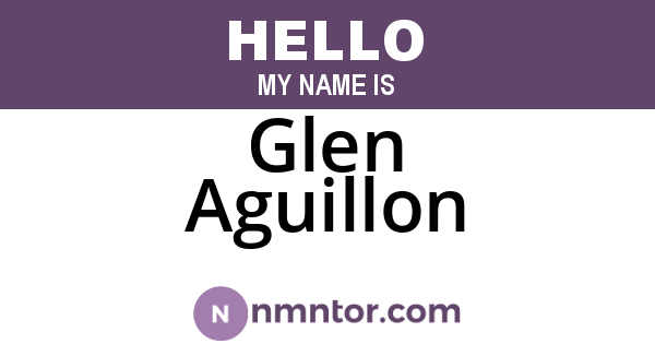Glen Aguillon