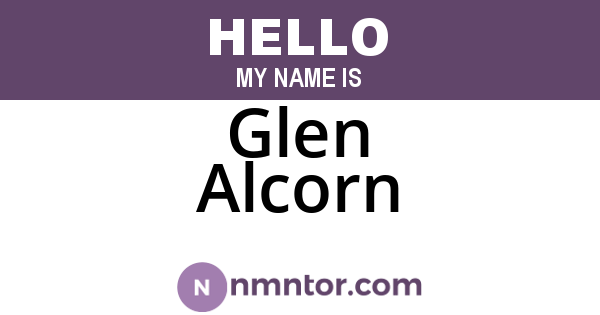 Glen Alcorn