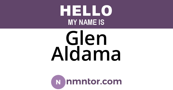 Glen Aldama