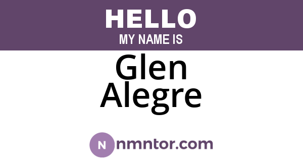 Glen Alegre